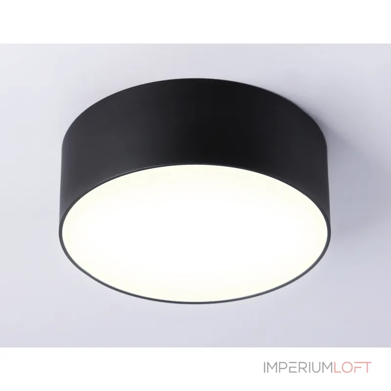 Светильник светодиодный потолочный FV5513 BK черный LED 15W 3000K D120*58 (Без ПДУ) от NovaLamp Светильник светодиодный потолочный FV5513 BK черный LED 15W 3000K D120*58 (Без ПДУ) от NovaLamp