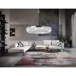 Подвесная светодиодная люстра с хрусталем TR5022 CH/CL хром/прозрачный 3000K/4200K/6400K 47W D500*540 (Без ПДУ) от NovaLamp Подвесная светодиодная люстра с хрусталем TR5022 CH/CL хром/прозрачный 3000K/4200K/6400K 47W D500*540 (Без ПДУ) от NovaLamp