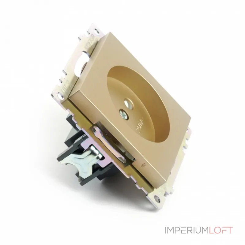 Розетка без заземления и со шторками без рамки Stekker Катрин 49223 от ImperiumLoft Розетка без заземления и со шторками без рамки Stekker Катрин 49223 от ImperiumLoft