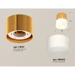 Комплект накладного светильника с акрилом XS8121011 PYG/FR золото желтое полированное/белый матовый GX53 (C8121, N8402) от NovaLamp