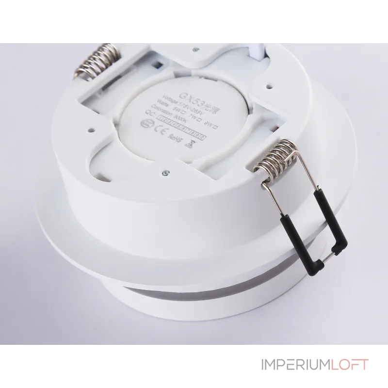 Светильник встраиваемый TN5240 WH белый GX53 D110*42 от NovaLamp Светильник встраиваемый TN5240 WH белый GX53 D110*42 от NovaLamp