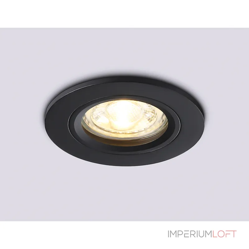 Светильник встраиваемый TN102451 BK черный GU5.3 D85*28 от NovaLamp