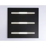 Светодиодная панель в стиле техно DPS1071 BK черный 48W 4000K 175-265V IP20 4080LM 595*595*14 от NovaLamp