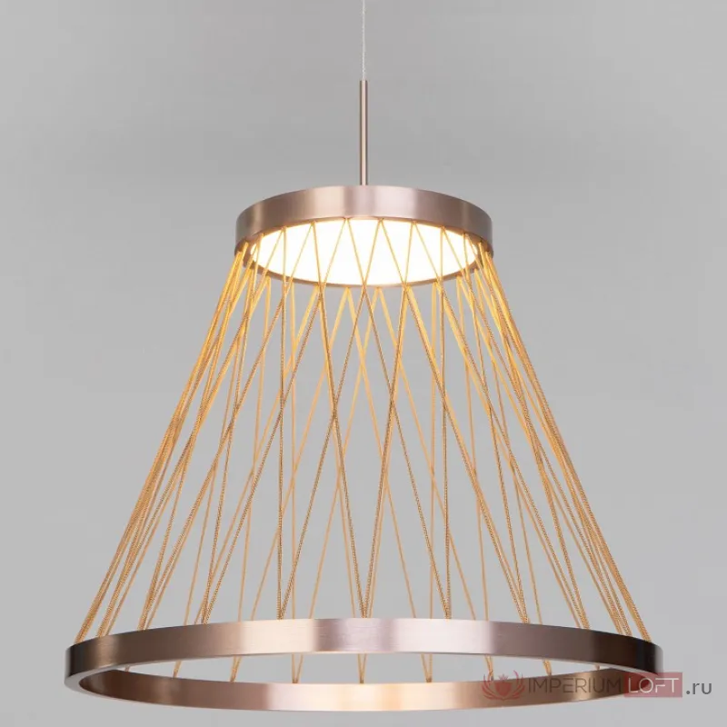 Подвесной светильник Eurosvet Cesta 40016/1 LED коричневый от ImperiumLoft