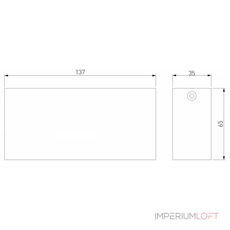 Накладной светильник Elektrostandard Block a066996