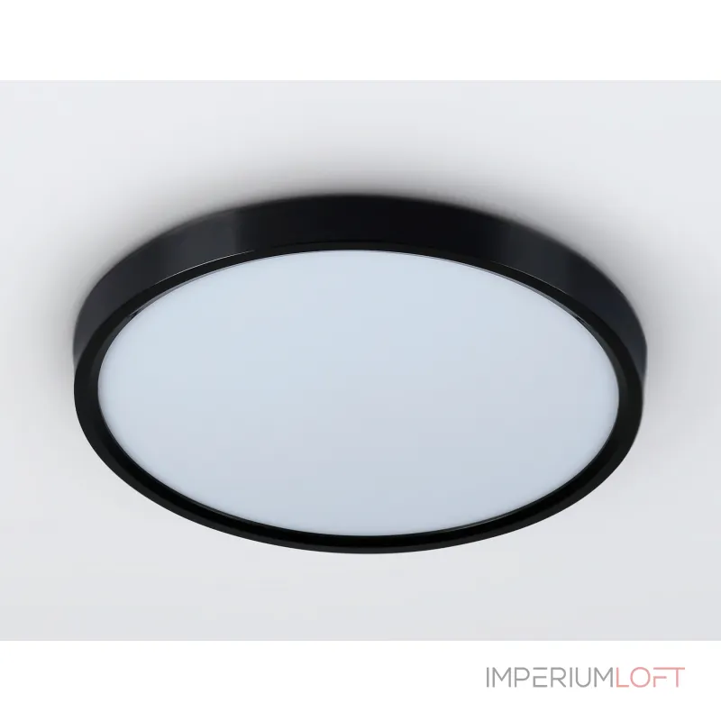 Потолочный светодиодный светильник FZ3050 BK черный IP44 24W+10W 6400+6400К D290*40 (Без ПДУ) от NovaLamp Потолочный светодиодный светильник FZ3050 BK черный IP44 24W+10W 6400+6400К D290*40 (Без ПДУ) от NovaLamp