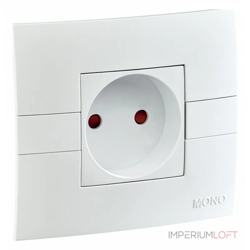 Розетка без заземления Mono Electric Eсо 101-010106-116