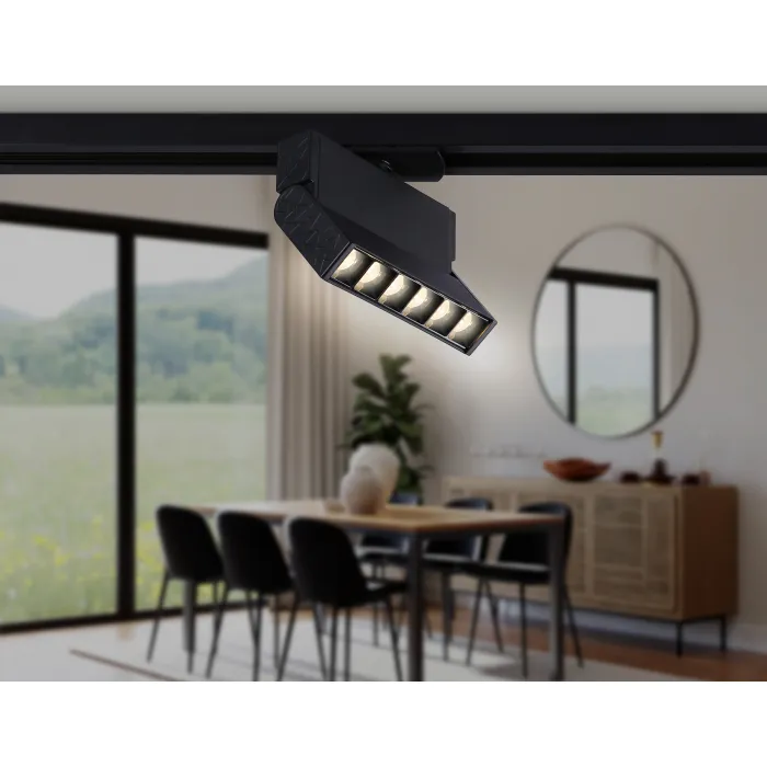 Светильник светодиодный трековый GL6814 BK черный LED 6W 4200K 24° 115*22*87 от NovaLamp