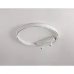 Светильник потолочный светодиодный FL5807/1+2 WH белый 40W 3000K/4200K/6400K D600*95 (без ПДУ) от NovaLamp