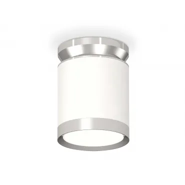 Комплект накладного светильника XS8141025 SWH/PSL белый песок/серебро полированное GX53 (N8904, C8141, N8118)