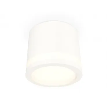 Комплект накладного светильника с акрилом XS8110003 SWH/FR белый песок/белый матовый GX53 (C8110, N8412)
