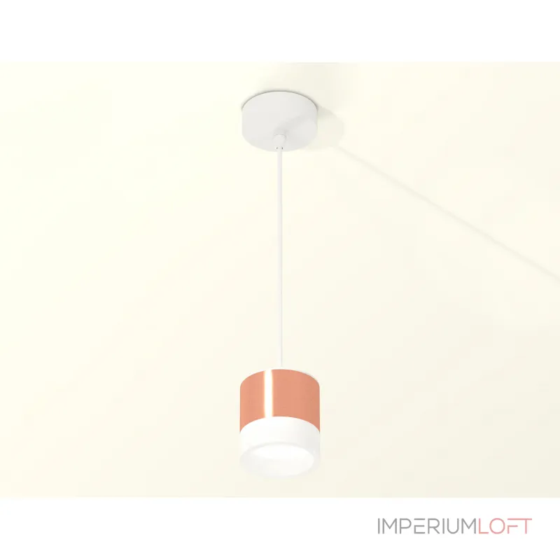 Комплект подвесного светильника GX53 с акрилом XP8122025 PPG/FR/SWH золото розовое полированное/белый матовый/белый песок GX53 (A2331, C8122, N8401) от NovaLamp