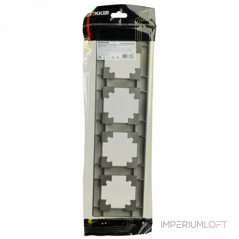 Рамка на 4 поста Stekker PFR00-7004-06 39810