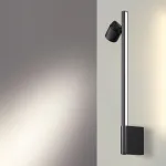 Светильник настенный диммируемый (выключатель) IP20 LED 7W+7W 4000K 220-240V FERMO 359313 OVER NT24 000 Черный