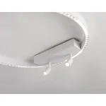 Светильник потолочный светодиодный FL5807/1+2 WH белый 40W 3000K/4200K/6400K D600*95 (без ПДУ) от NovaLamp