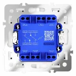 Выключатель проходной двухклавишный без рамки Voltum S70 VLS020301 от ImperiumLoft
