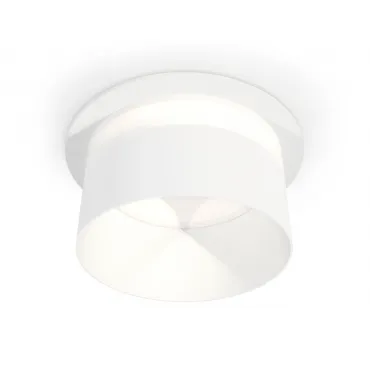Комплект встраиваемого светильника XC8050016 SWH/FR белый песок/белый матовый GX53 (C8050, N8402)