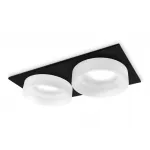 Встраиваемый точечный светильник с акрилом TN1319/2 SBK/FR черный песок/белый матовый GU5.3 182*92*45 от NovaLamp Встраиваемый точечный светильник с акрилом TN1319/2 SBK/FR черный песок/белый матовый GU5.3 182*92*45 от NovaLamp