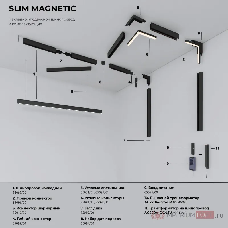 Светильник на штанге Elektrostandard Slim Magnetic a067378 от ImperiumLoft