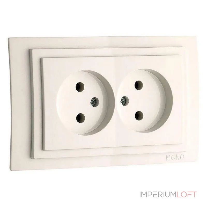 Розетка двойная Mono Electric Larissa 103-010105-121 от ImperiumLoft Розетка двойная Mono Electric Larissa 103-010105-121 от ImperiumLoft