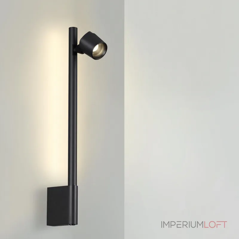 Светильник настенный диммируемый (выключатель) IP20 LED 7W+7W 4000K 220-240V FERMO 359313 OVER NT24 000 Черный Светильник настенный диммируемый (выключатель) IP20 LED 7W+7W 4000K 220-240V FERMO 359313 OVER NT24 000 Черный