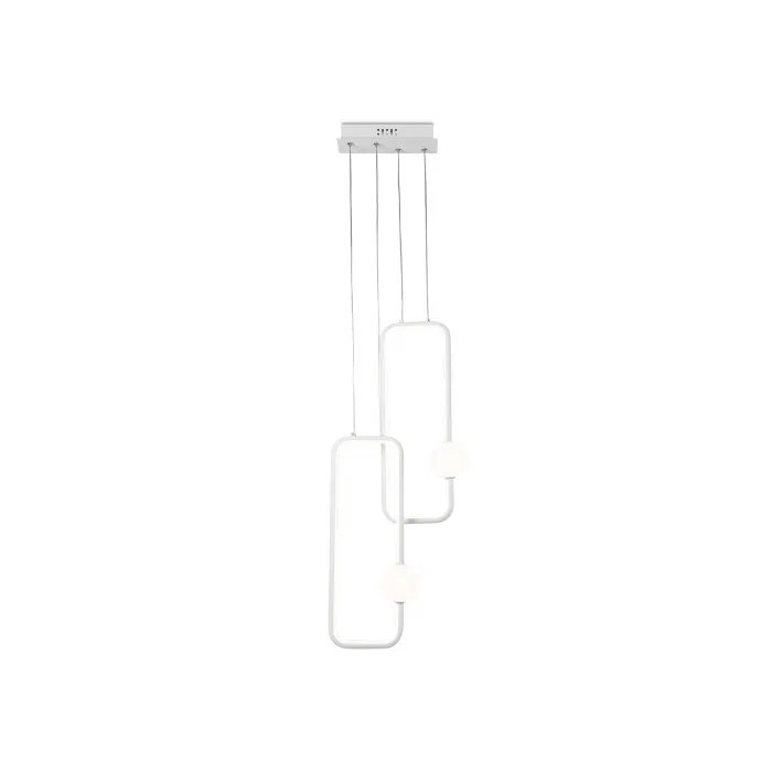 Подвесной светодиодный светильник FL66365/2 WH белый 38W 4200K 300*80*1200 от NovaLamp