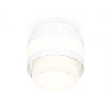 Комплект накладного светильника с акрилом XS8418001 SWH/FR белый песок/белый матовый GX53 (C8418, N8401)