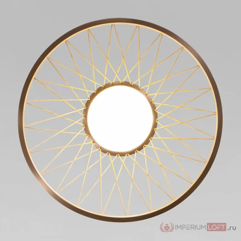Подвесной светильник Eurosvet Cesta 40016/1 LED коричневый от ImperiumLoft