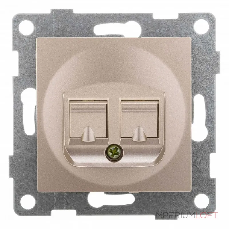 Розетка телефонная RJ-12 без рамки Gusi Electric UGRA С11Т1-027