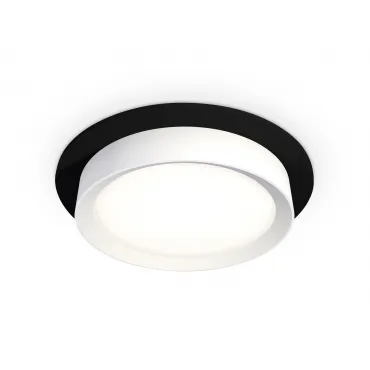 Комплект встраиваемого светильника XC8051001 SBK/SWH черный песок/белый песок GX53 (C8051, N8112)