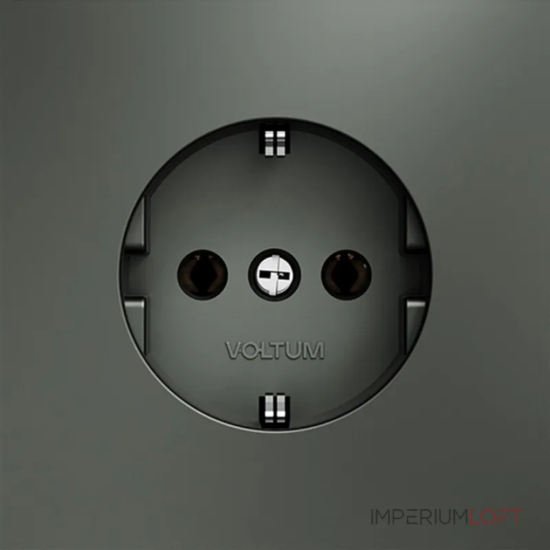 Розетка с заземлением без рамки Voltum S70 VLS040106 от ImperiumLoft Розетка с заземлением без рамки Voltum S70 VLS040106 от ImperiumLoft