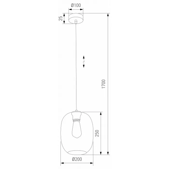 Подвесной светильник TK Lighting Elio 5971 Elio от ImperiumLoft