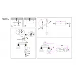 Светильник потолочный TR303229/2 WH/CH/CL/FR белый/хром/прозрачный/белый матовый E27*2 max 60W 340*120*250 от NovaLamp