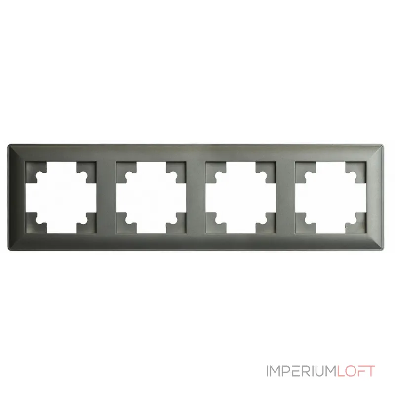 Рамка на 4 поста Stekker PFR00-7004-06 39810