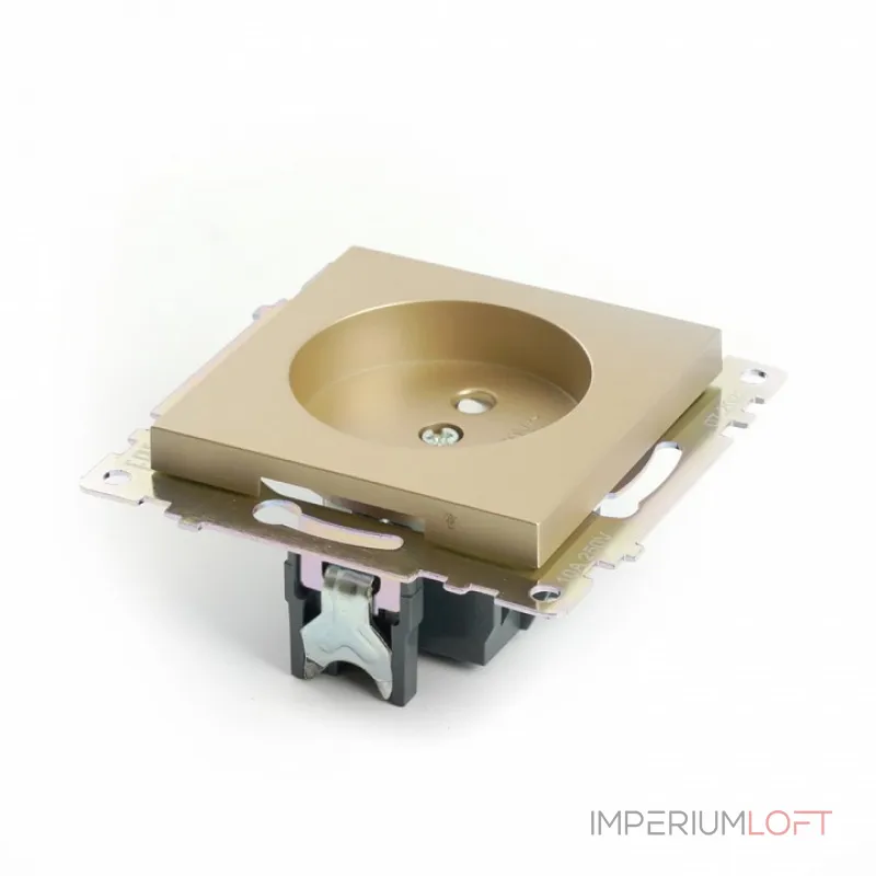 Розетка без заземления и со шторками без рамки Stekker Катрин 49223 от ImperiumLoft Розетка без заземления и со шторками без рамки Stekker Катрин 49223 от ImperiumLoft