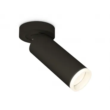 Комплект накладного поворотного светильника с акрилом XM6343220 SBK/FR черный песок/белый матовый MR16 GU5.3 (A2229, C6343, N6245) от NovaLamp