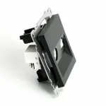 ТВ-розетка и розетка Ethernet RJ-45 без рамки Stekker Катрин 49182 от ImperiumLoft