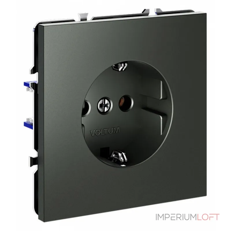 Розетка с заземлением без рамки Voltum S70 VLS040106 от ImperiumLoft Розетка с заземлением без рамки Voltum S70 VLS040106 от ImperiumLoft