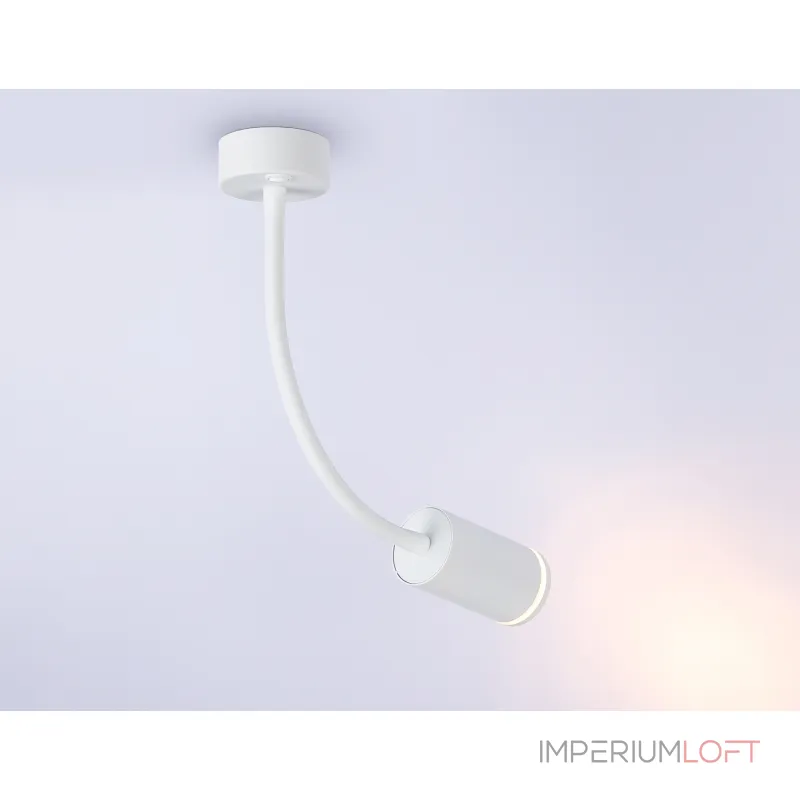 Светильник настенный с выключателем FW2469 WH белый GU10 max 12W D55*L100*H300 от NovaLamp