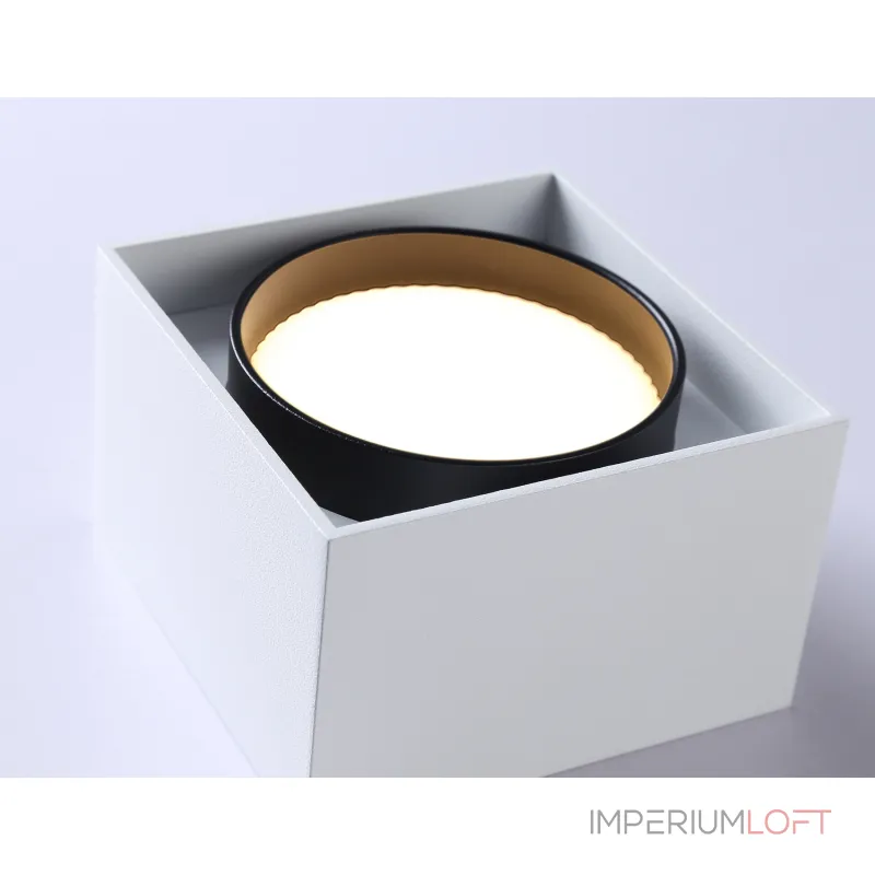 Светильник накладной TN70865 WH/BK белый/черный GX53 max 12W 95*95*62 от NovaLamp