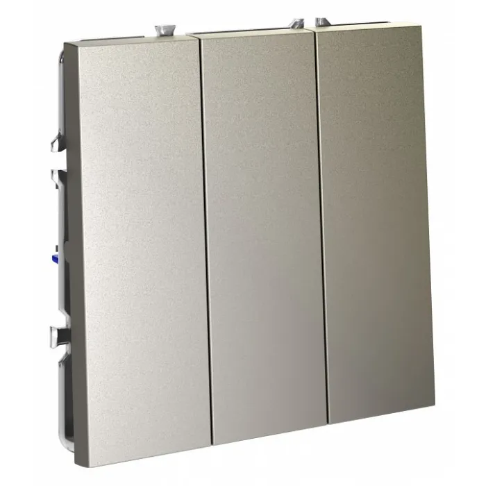 Выключатель трехклавишный без рамки Voltum S70 VLS030104 от ImperiumLoft