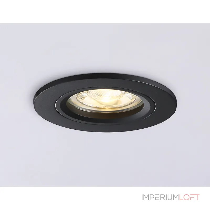 Светильник встраиваемый TN102451 BK черный GU5.3 D85*28 от NovaLamp