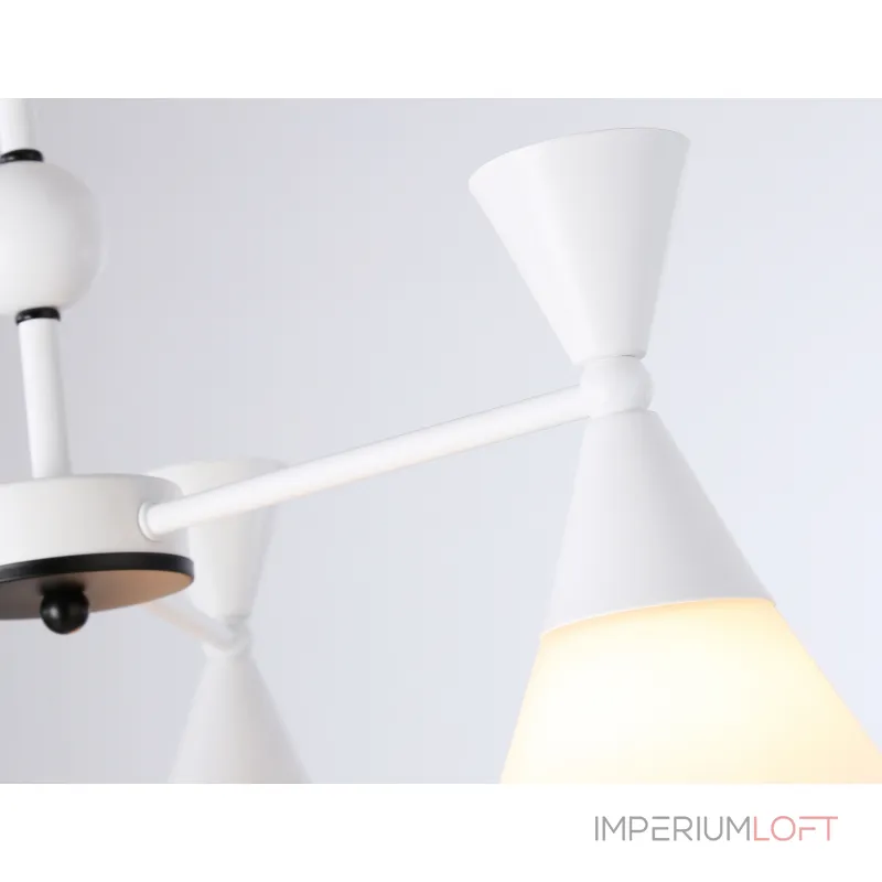 Подвесной светильник TR3164/3 WH/BK белый/черный E27/3 max 60W D580*380 от NovaLamp