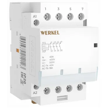 Контактор трехмодульный Werkel W943M40O