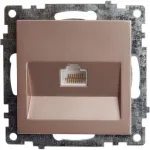 Розетка Ethernet RJ-45 без рамки Stekker Катрин 39599 от ImperiumLoft