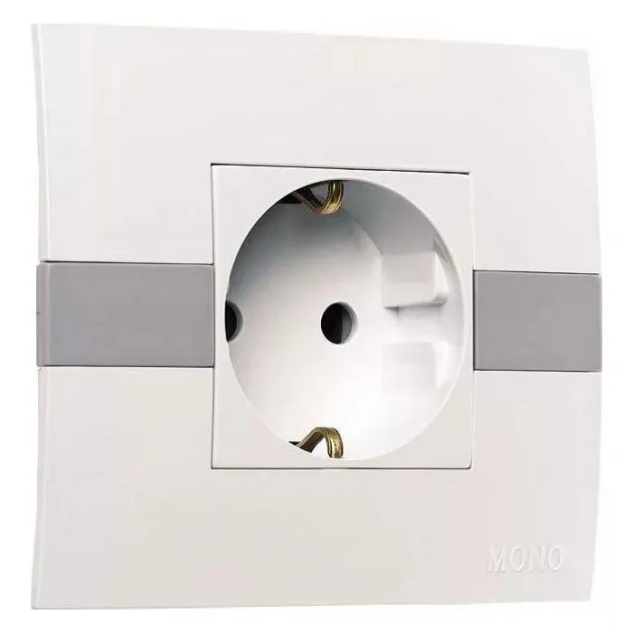 Розетка с заземлением Mono Electric Eсо 101-010107-117 от ImperiumLoft