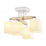 Подвесная люстра TR9512/4 WH/CH/FR белый/хром/белый матовый E27*4 max 40W D567*266 от NovaLamp