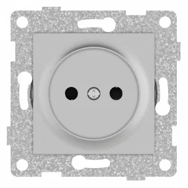 Розетка без заземления и со шторкой без рамки Gusi Electric UGRA С11Р2-004