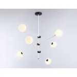 Подвесной светильник TR2512/6 WH/BK белый/черный G9/6 max 10W D970*830 от NovaLamp