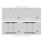 Светильник светодиодный трековый GL6782 WH белый LED 24W 3000K 600*22*1025 от NovaLamp